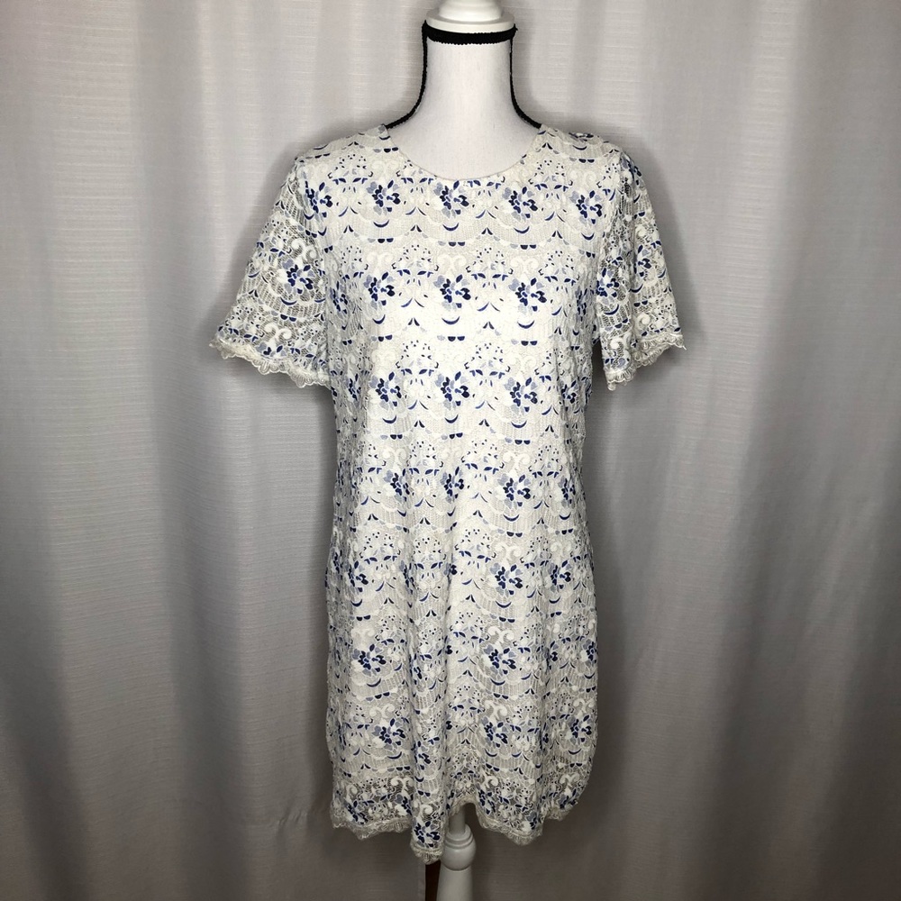 ☀️ San Souci Lace Floral Dress